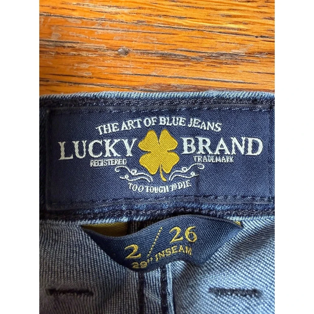Lucky Brand Charlie Skinny Women's Stretch Size 2/26 Medium Wash Blue Jeans